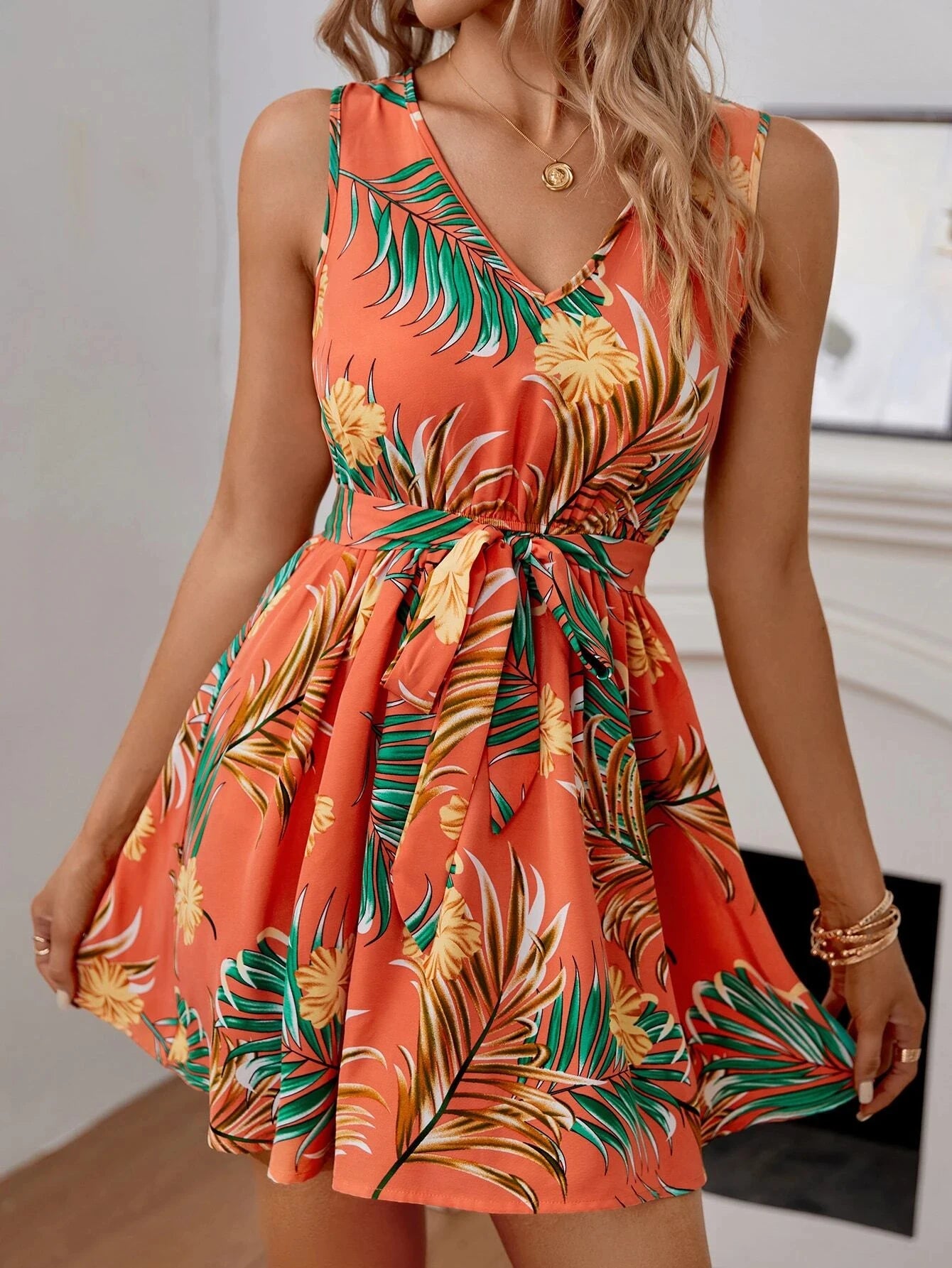 Ivy Sunset Sleeveless Dress