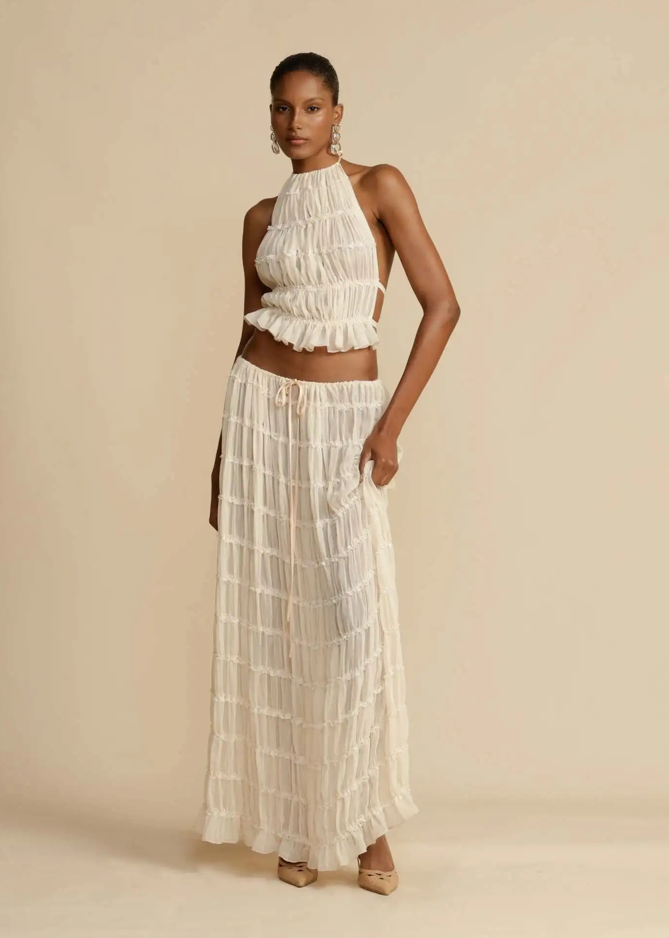 Vivienne - Long skirt two piece set