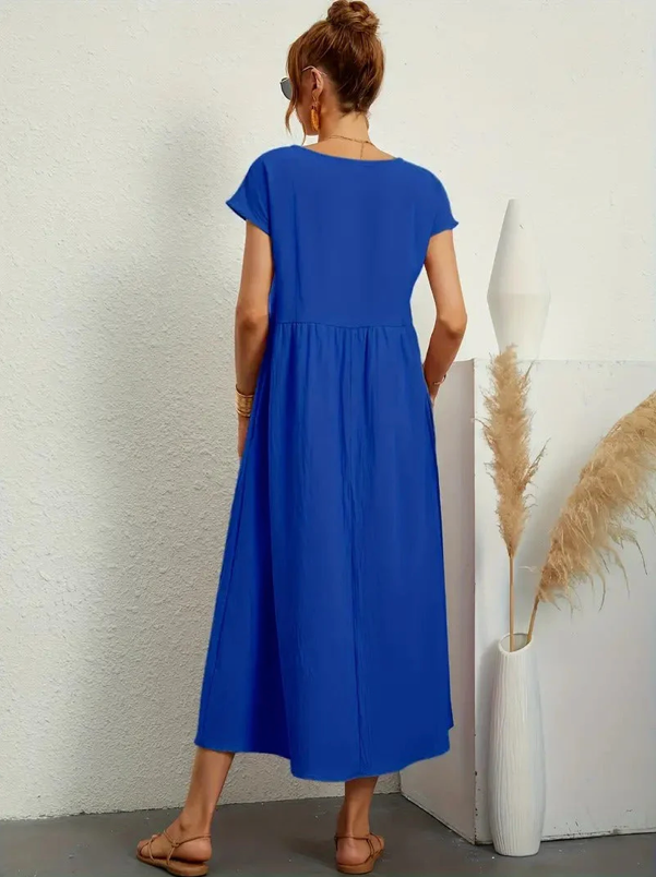 Susanne - Elegant dress with short sleeves