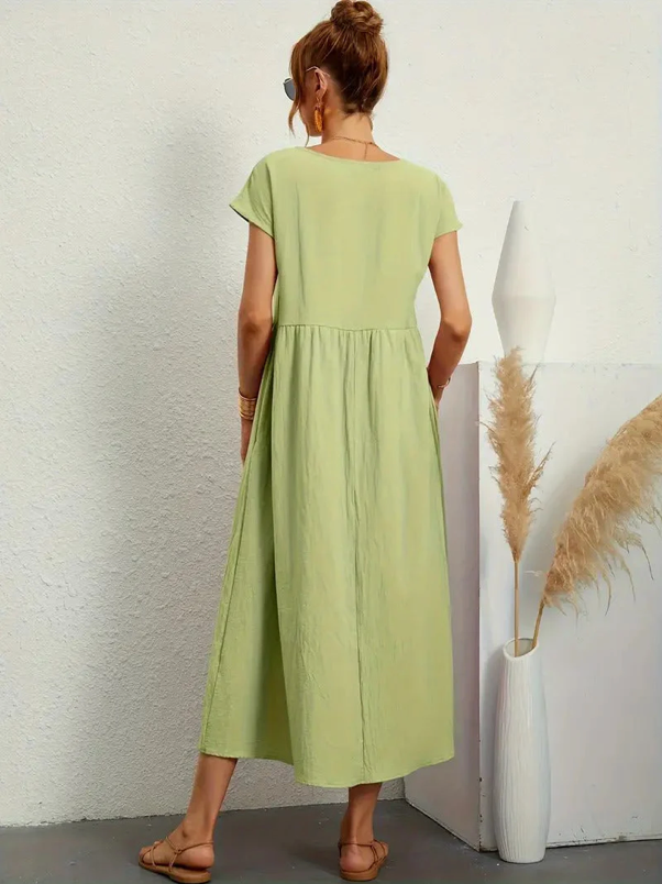 Susanne - Elegant dress with short sleeves